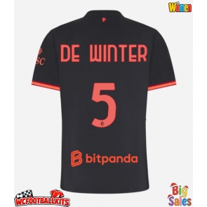 AC Milan Koni De Winter #5 Replica Third Stadium Shirt for Women 2026-27 Short Sleeve